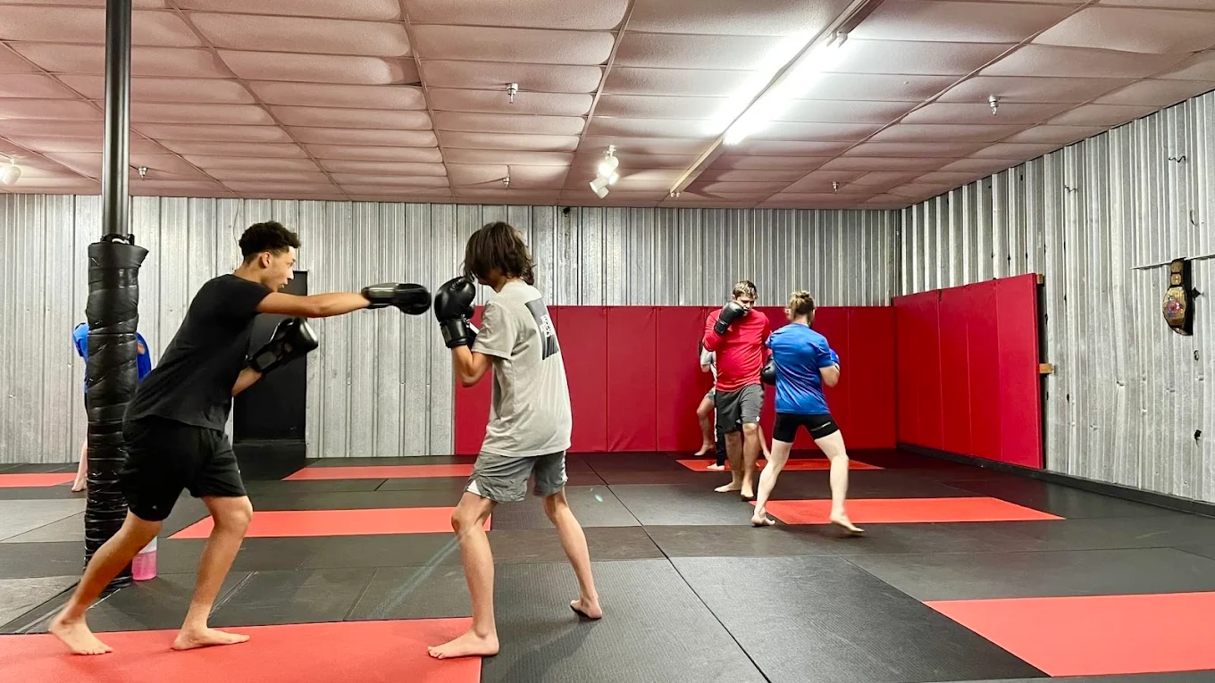 All Heart MMA students training